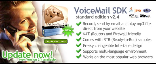 conaito VoiceMail SDK 2.4.1 software screenshot