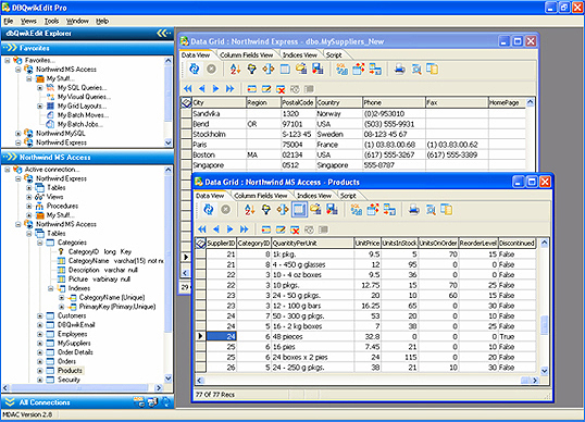 dbQwikEdit PRO 3.4 software screenshot