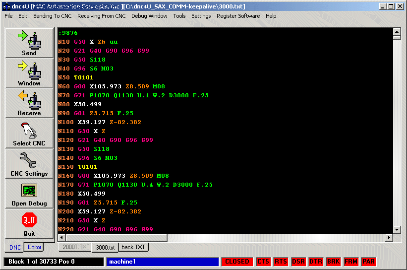 dnc4U 3.0.0.9 software screenshot