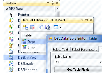 dotConnect for DB2 2.2.280 software screenshot