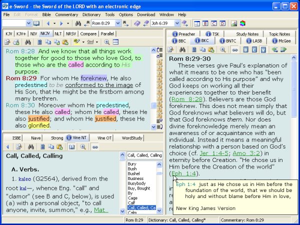 e-Sword 10.1.0 software screenshot