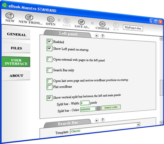 eBook Maestro STANDARD 1.80 software screenshot