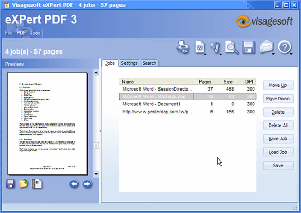 eXPert PDF Professional Edition 9.0.540.0 software screenshot