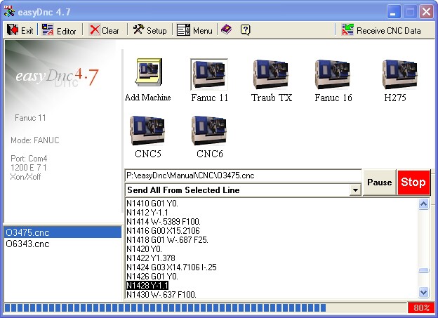 easyDnc 4.7.3 software screenshot