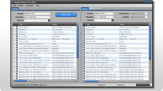 iDump Professional 4.1.0.1 software screenshot