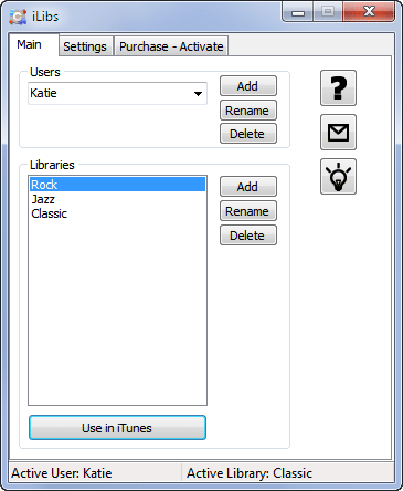 iLibs 2.600 software screenshot