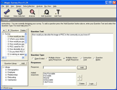 iMagic Survey Pro Software 1.24 software screenshot