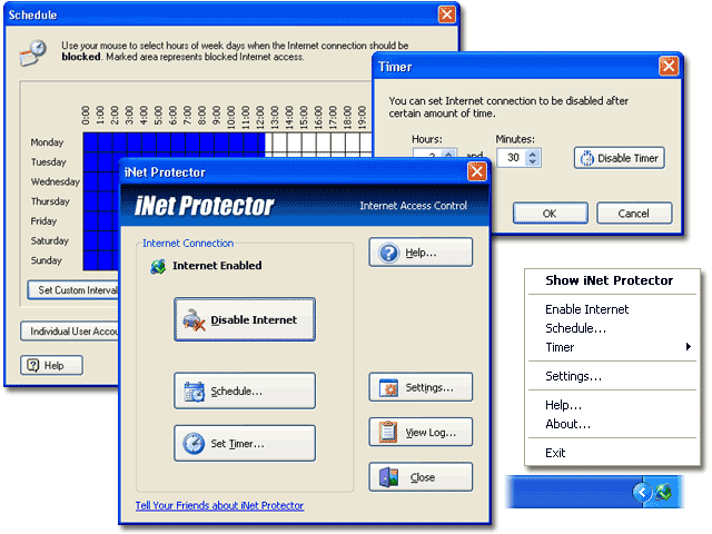 iNet Protector 4.11 software screenshot
