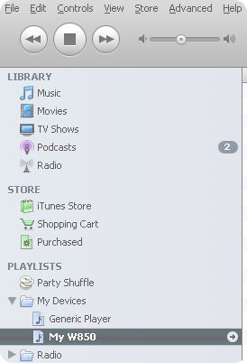 iTunes Agent 1.2 software screenshot