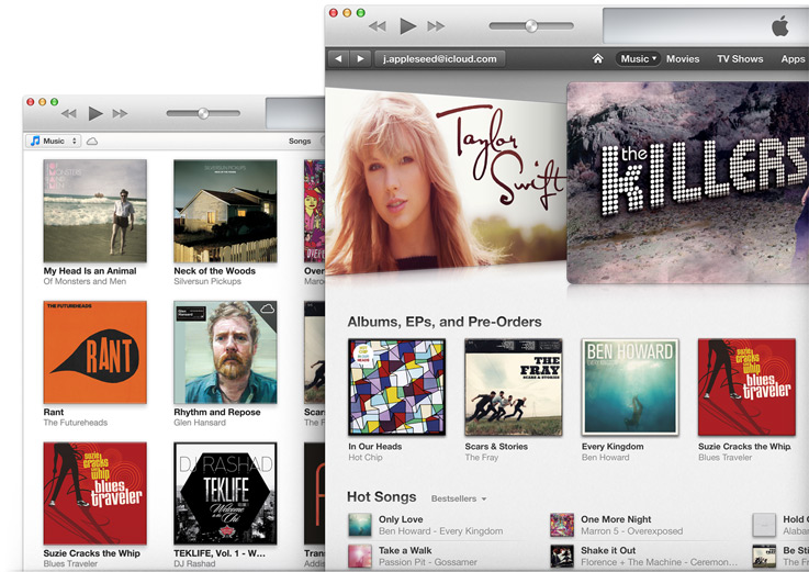 iTunes 12.6.1.25 software screenshot