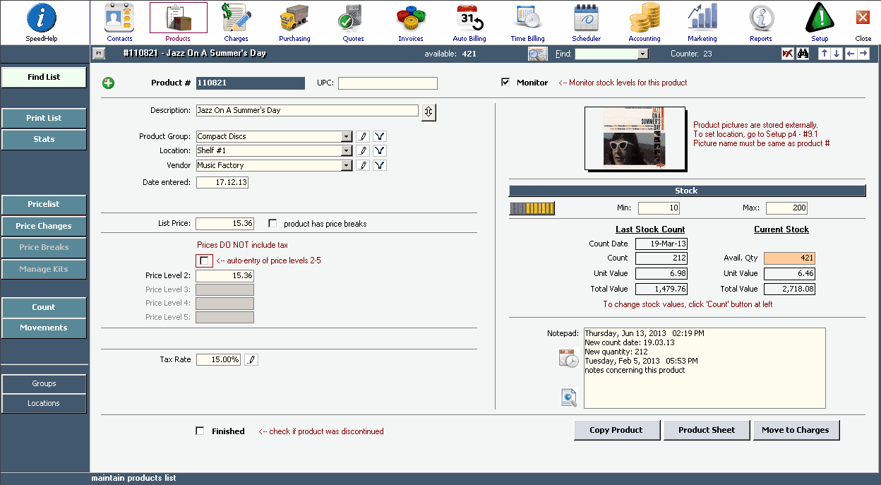 invoiceit!Pro 5.2.09.2 software screenshot