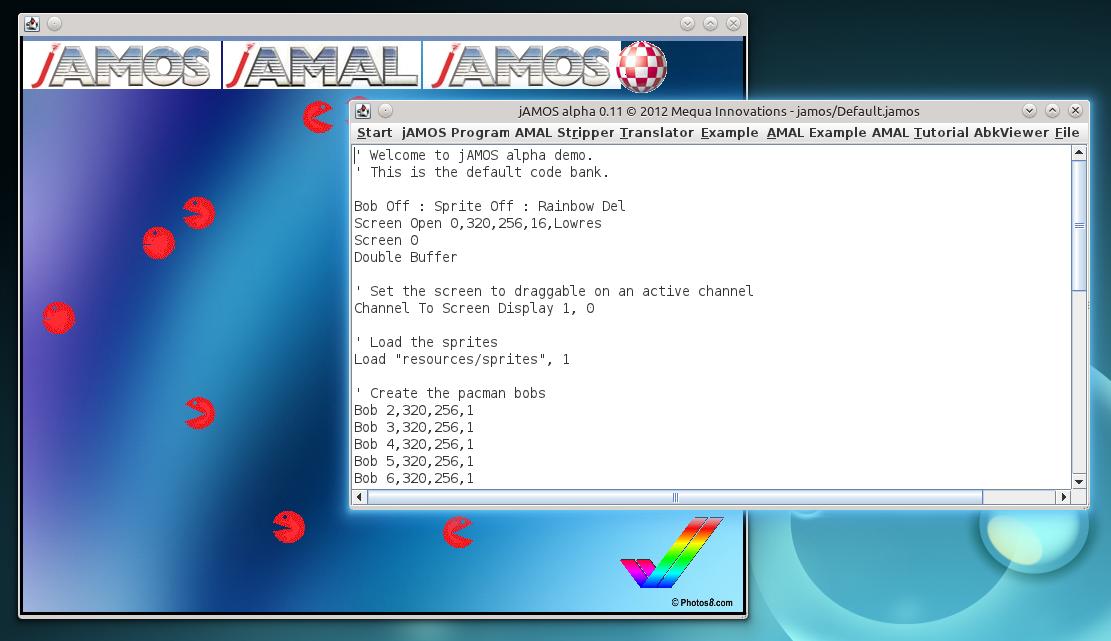 jAMOS 0.24 Alpha software screenshot