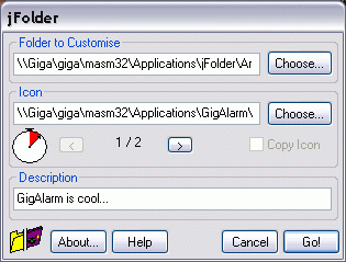 jFolder 1.104 software screenshot