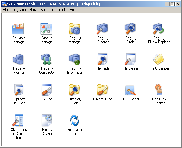 jv16 PowerTools 2007 1.7.0.399 software screenshot