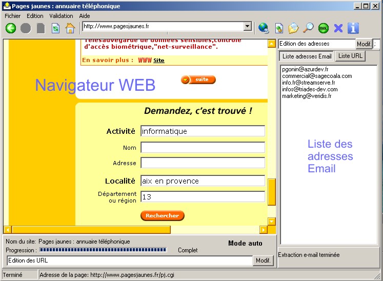 listemail 4.01 software screenshot