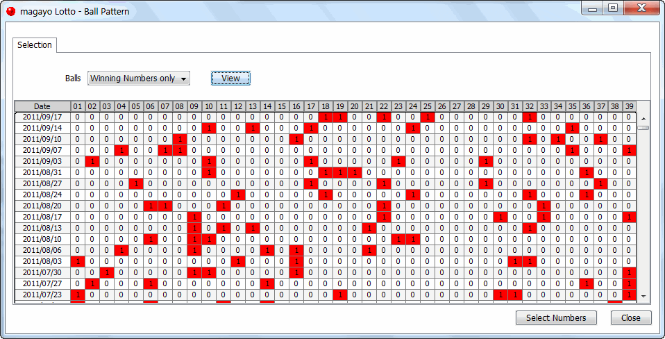 magayo Lotto 5.5.1.2 software screenshot