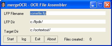 mergeOCR 4.00 software screenshot