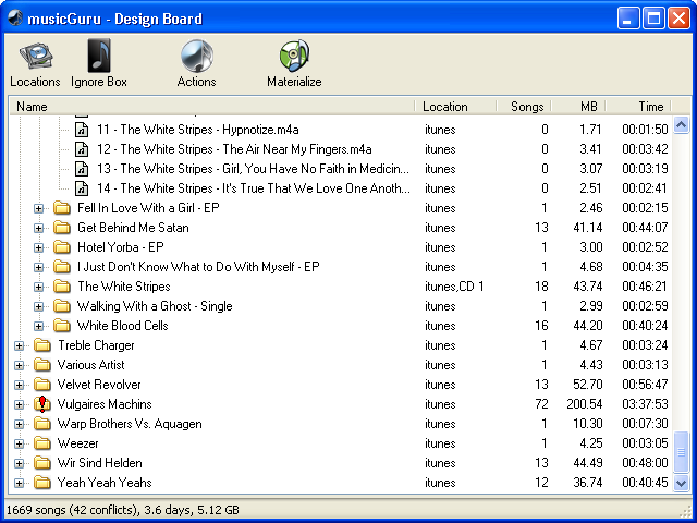 musicGuru 1.4.3 software screenshot
