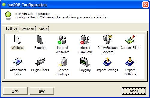 mxORB 2.3 software screenshot