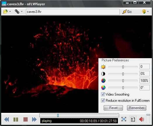 nFLVPlayer 1.2.3.56 software screenshot