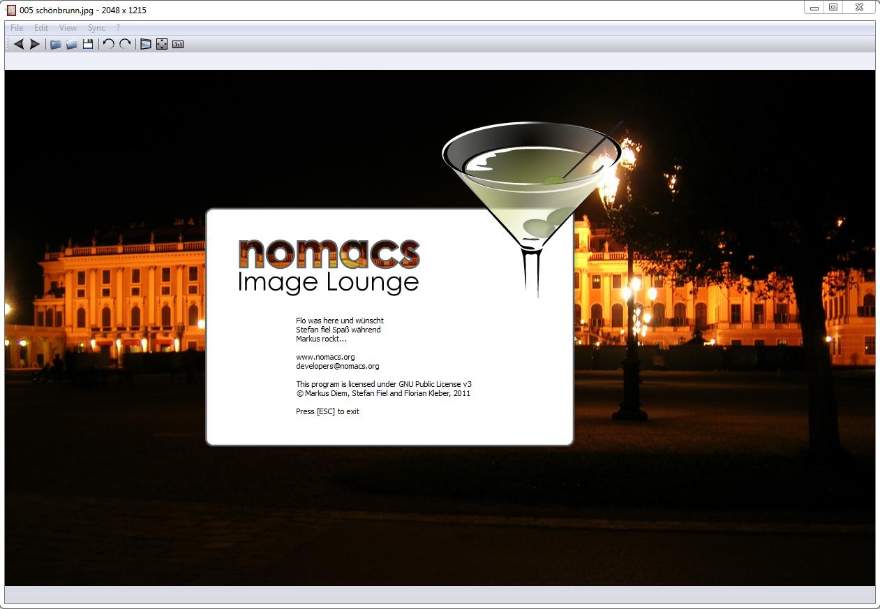 nomacs Portable 3.6.1.1108 software screenshot