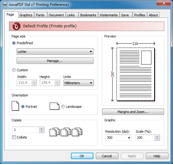 novaPDF Standard 8.8.947 software screenshot