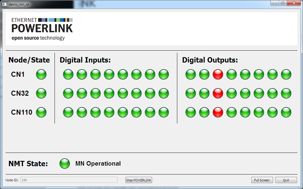 openPOWERLINK 2.5.2 software screenshot