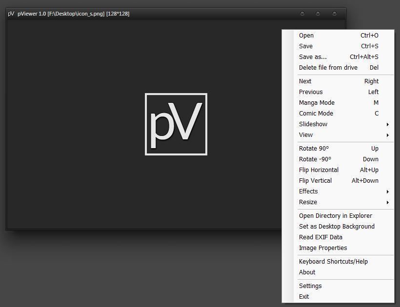 pViewer 1.5 software screenshot