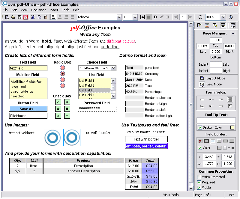 pdf-Office Professional 10.x software screenshot