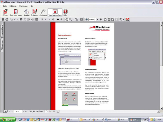 pdfMachine Pro 10.9 software screenshot