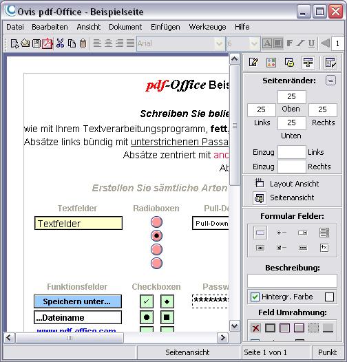 pdfOffice / pdfOffice Pro 4.0 software screenshot