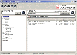 powerDOCUMENTS 2.2 software screenshot