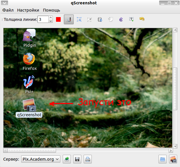 qScreenshot 0.7 software screenshot