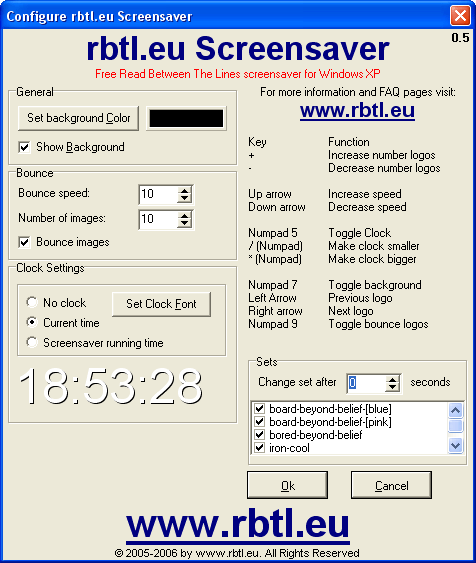 rbtl.eu screensaver 0.5 software screenshot