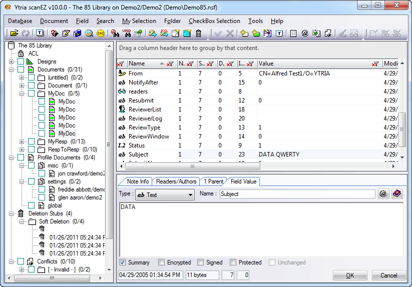 scanEZ 12.0.5 software screenshot