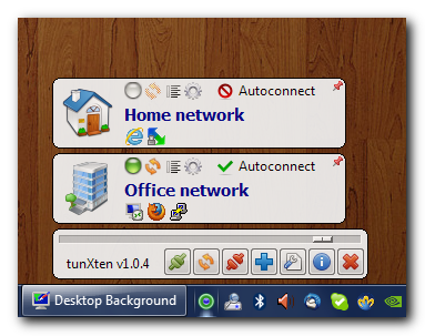 tunXten 1.0.9.1 software screenshot