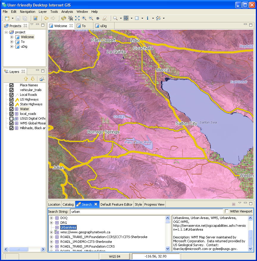 uDig SDK 1.4.0 software screenshot