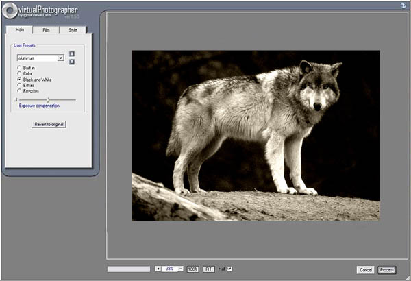 virtualPhotographer 1.5.6 software screenshot