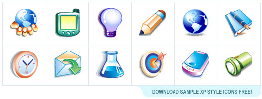 xp style icons Free software screenshot