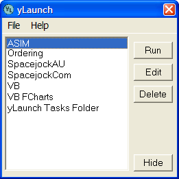 yLaunch 1.0.13 software screenshot