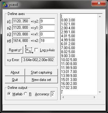 ycasd 150 software screenshot