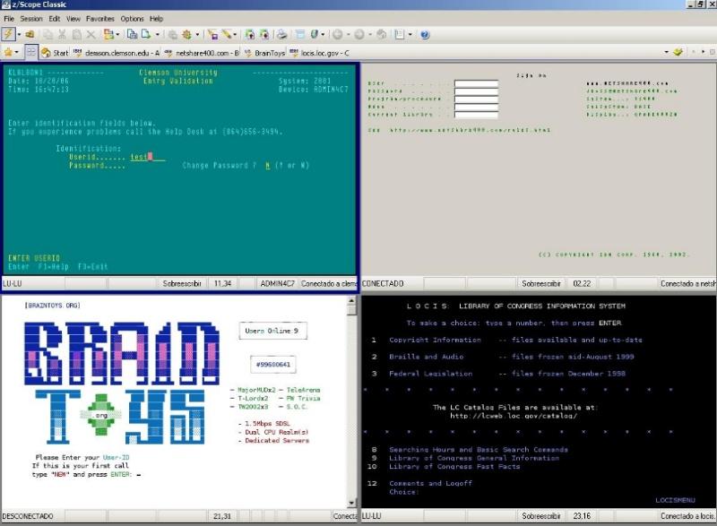 z/Scope Classic Terminal Emulator 6.2.0.143 software screenshot