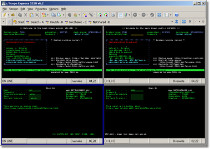 z/Scope TN5250 6.2.0.143 software screenshot