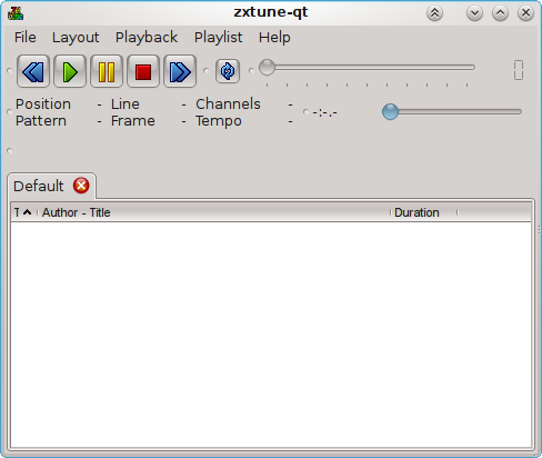 zxtune-qt Rev3075 software screenshot